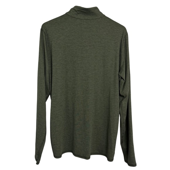 Vuori Ease Performance Half Zip Pullover Mens Large Green Heather V221 - Picture 5 of 9